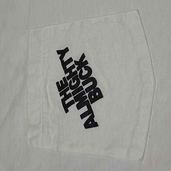 VINTAGE THE ALMIGHTY BUCK CREW-NECK FRONT POCKET TEE-SHIRT - Picture 12 of 16